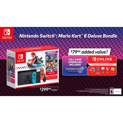 Nintendo Switch Mario Kart 8 Deluxe Bundle